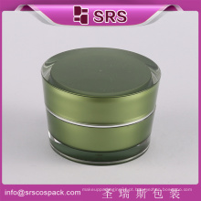 China on-line compras rodada ouro cosméticos rosto creme 50ml acrílico jar
